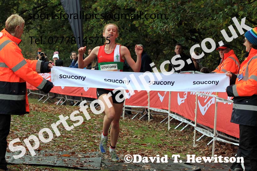 Girls Under-15s, 2022 National Cross Country Relays, Berry Hill Park, Mansfield.  Photo: David T. Hewitson/Sports for All Pics